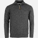 Mens Rufus Jumper Charcoal Mix