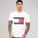 Mens Big Flag T-Shirt Ancient White