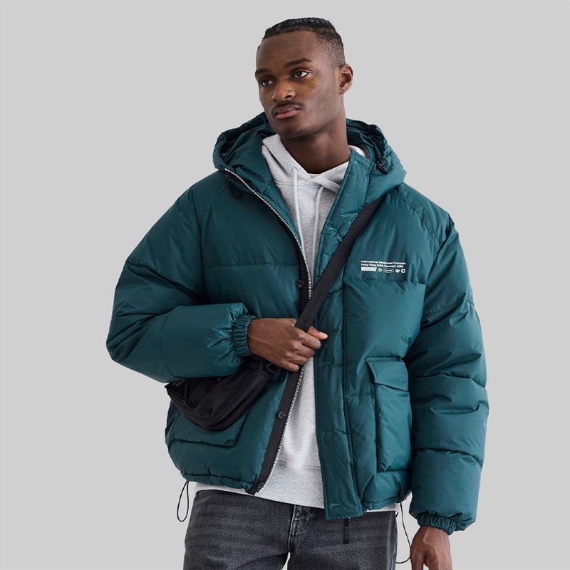 Woodbird Mens Zumo Waterproof Bomber Jacket Sports Green