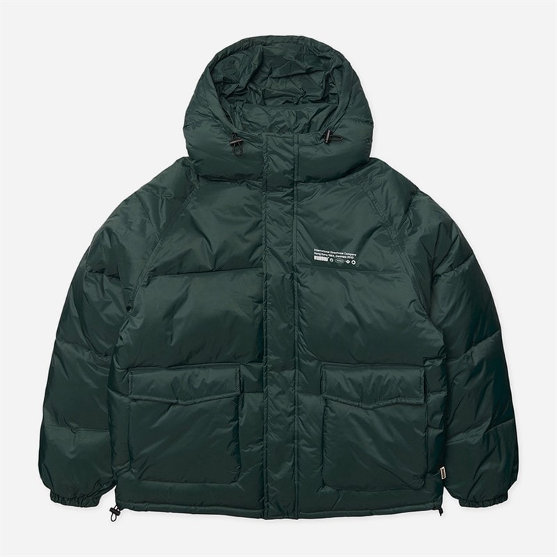 Mens Zumo Waterproof Bomber Jacket Sports Green - Image 3