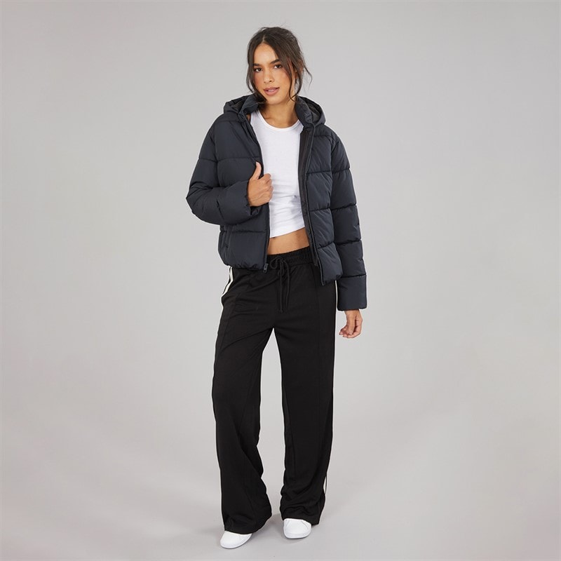 Womens Alice Puffer Coat Black - Image 4