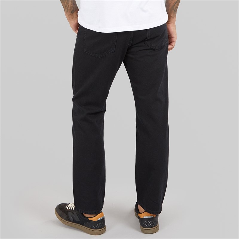 Mens Roxan Relaxed Fit Jeans Black - Image 2