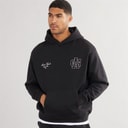 Mens Emblem Hoodie Black