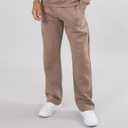 Mens Emblem Open Hem Joggers Mink
