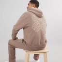 Mens Emblem Hoodie Mink