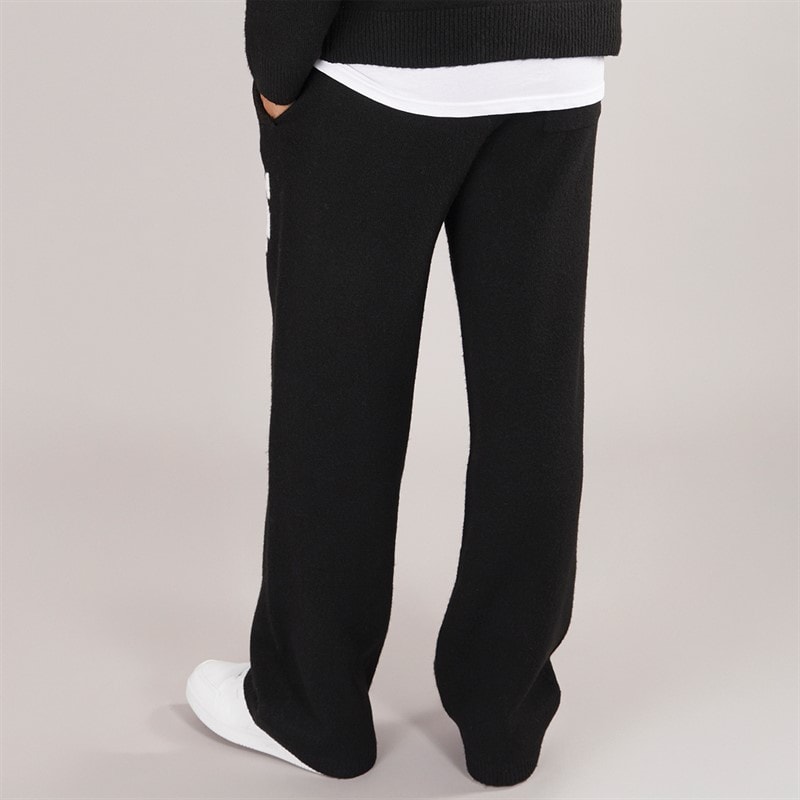 Mens AG Brushed Knit Joggers Black - Image 2