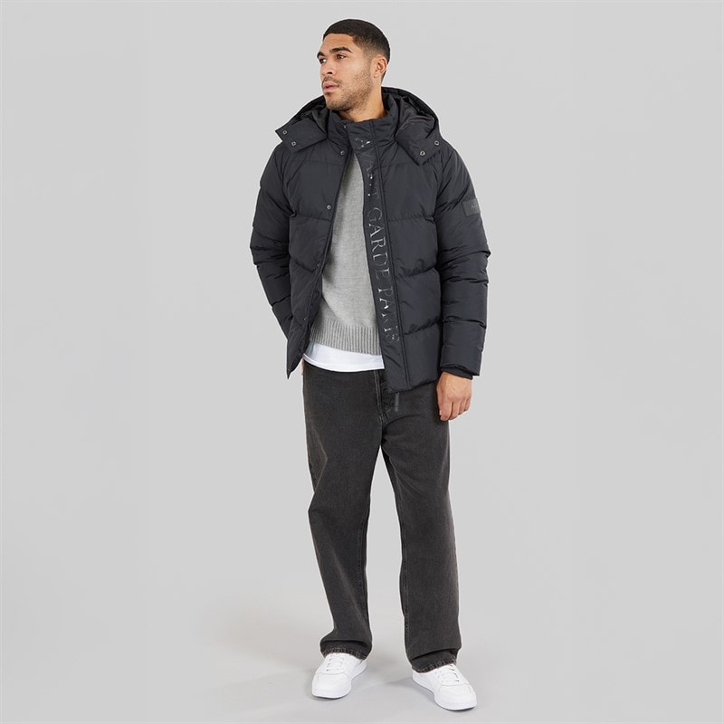 Mens Pyron Puffer Jacket Black - Image 4