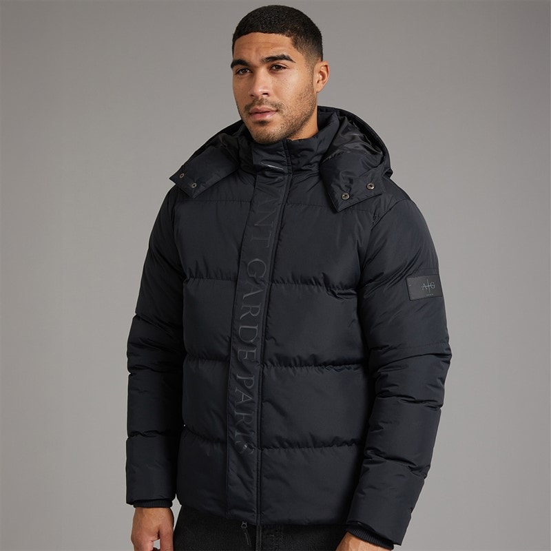Mens Pyron Puffer Jacket Black - Image 5