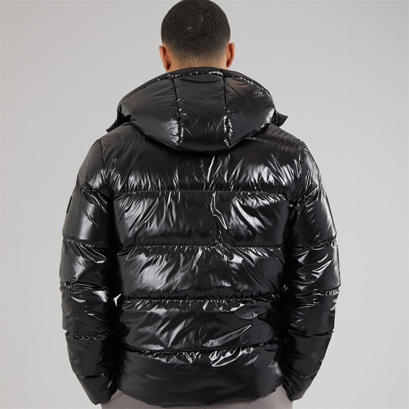 Mens Ecer Puffer Jacket Black - Image 2