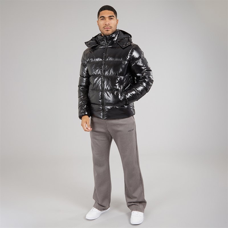 Mens Ecer Puffer Jacket Black - Image 4