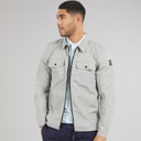 Mens Arden Overshirt Ice Grey