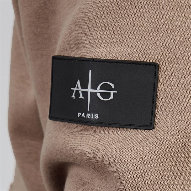 Mens Badge Tracksuit Mink - Image 3