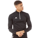 Mens Entrada 22 1/4 Zip Training Top Black/White