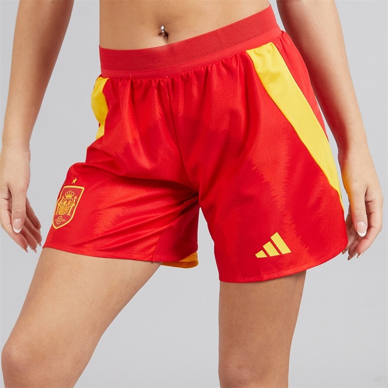 Womens FEF Spain Womens 24/25 Authentic Home Shorts Better Scarlet - Image 2