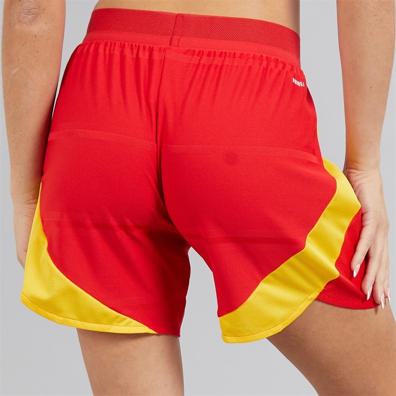Womens FEF Spain Womens 24/25 Authentic Home Shorts Better Scarlet - Image 3