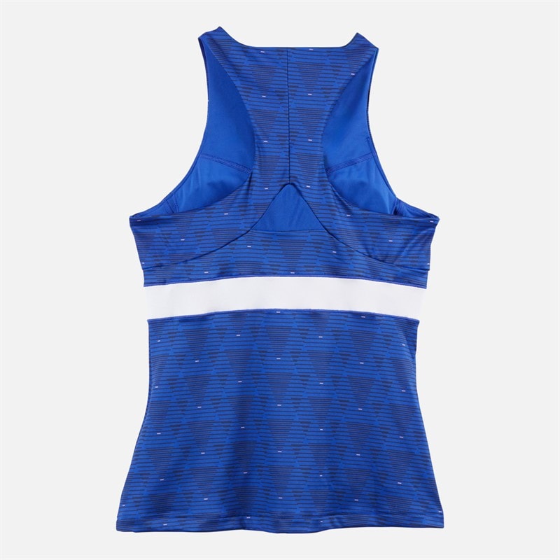 Womens Y-Tank Heat.Rdy Training Top Semi Lucid Blue/White - Image 2