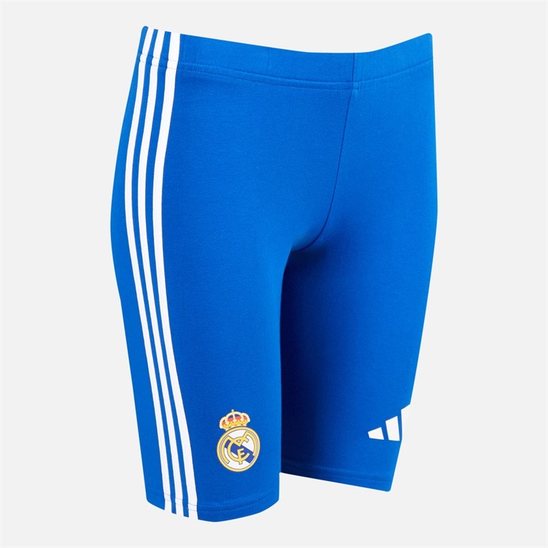 Womens RMCF Real Madrid Tight Shorts Collegiate Royal - Image 4