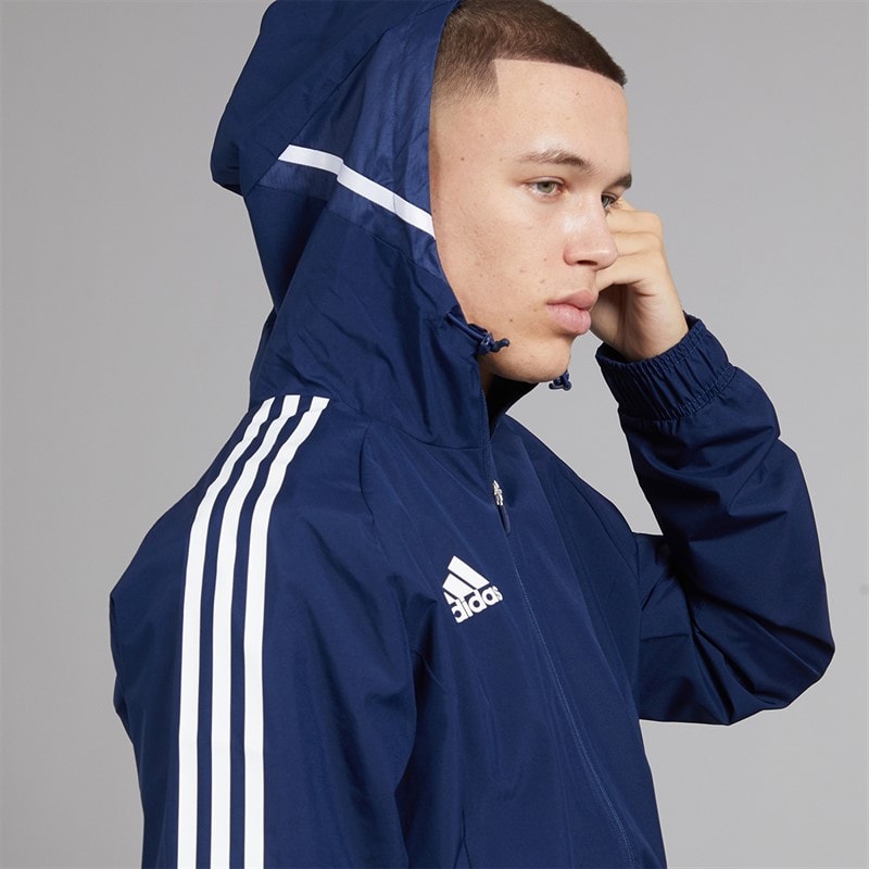 Mens Condivo 22 All Weather Jacket Team Navy Blue - Image 3