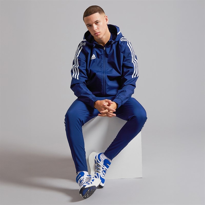 Mens Condivo 22 All Weather Jacket Team Navy Blue - Image 4