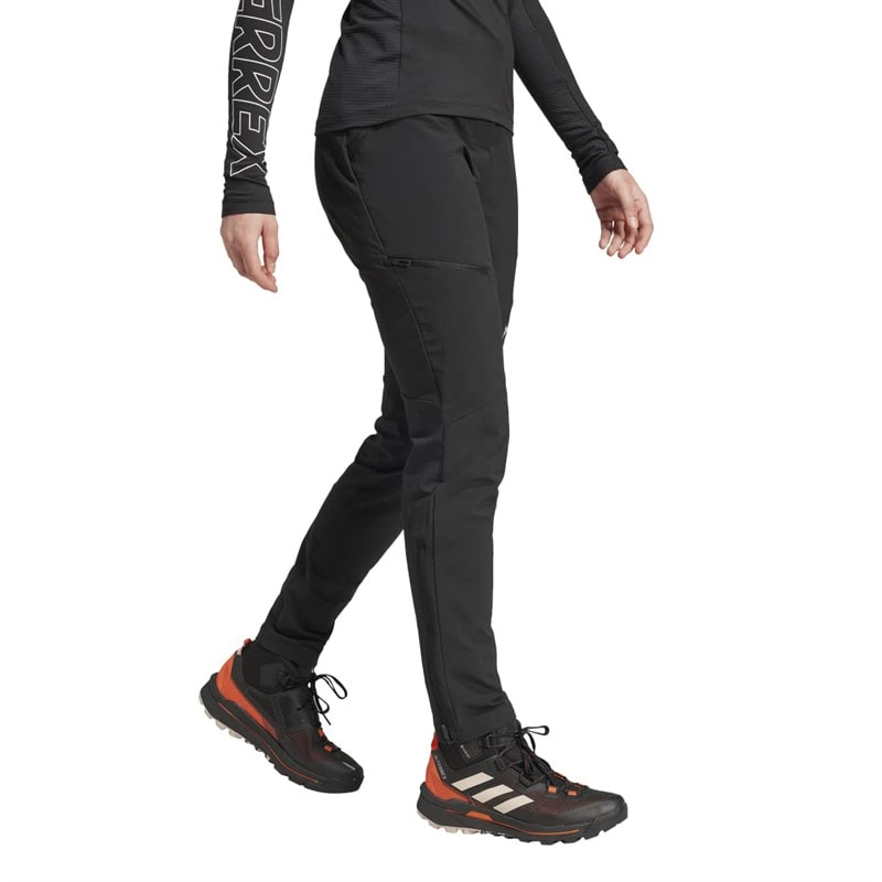 Womens Terrex Techrock Brushed Softshell Track Pants Black - Image 3