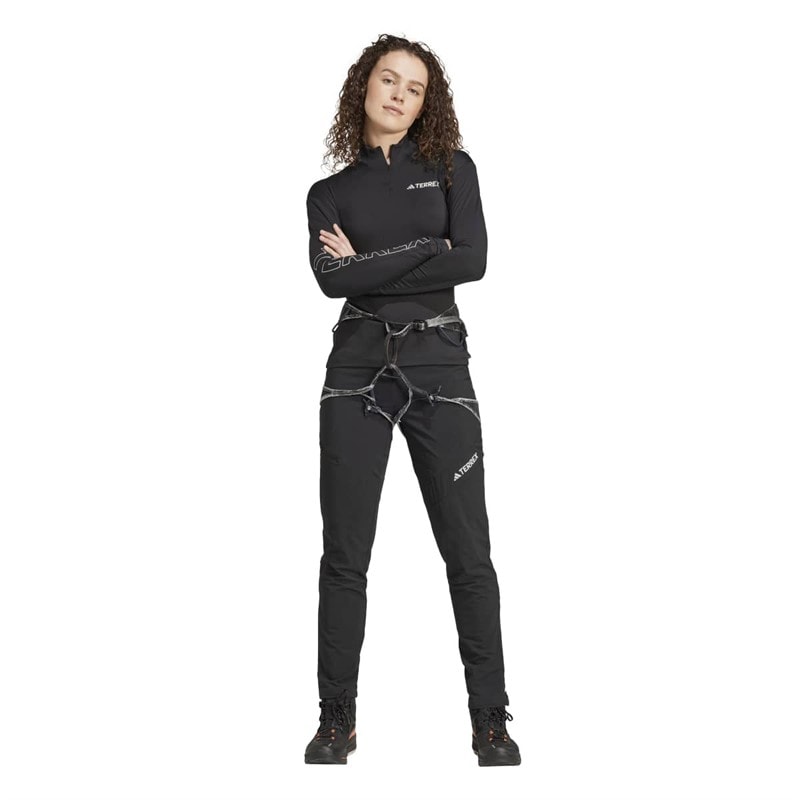 Womens Terrex Techrock Brushed Softshell Track Pants Black - Image 4