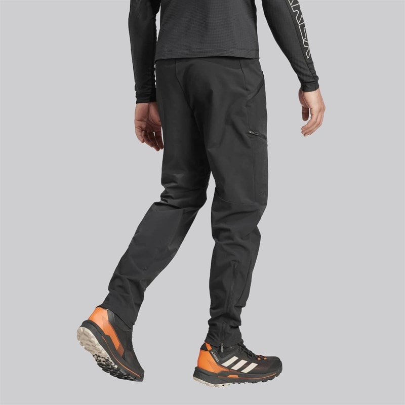 Mens Terrex Techrock Brushed Softshell Track Pants Black - Image 2