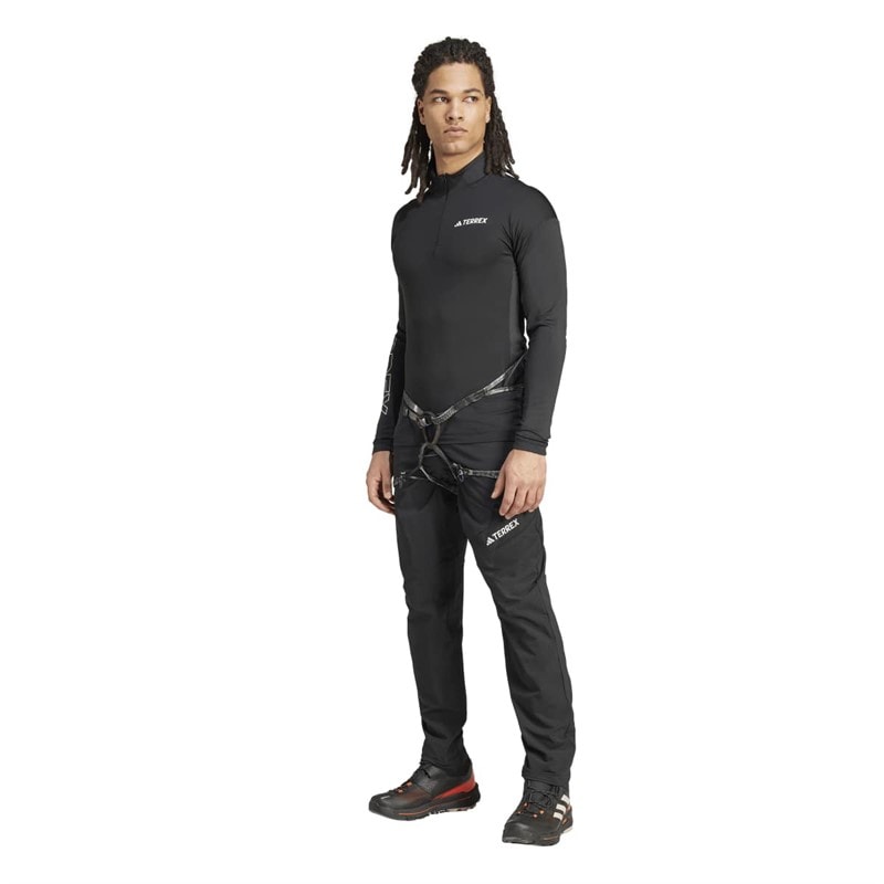 Mens Terrex Techrock Brushed Softshell Track Pants Black - Image 4