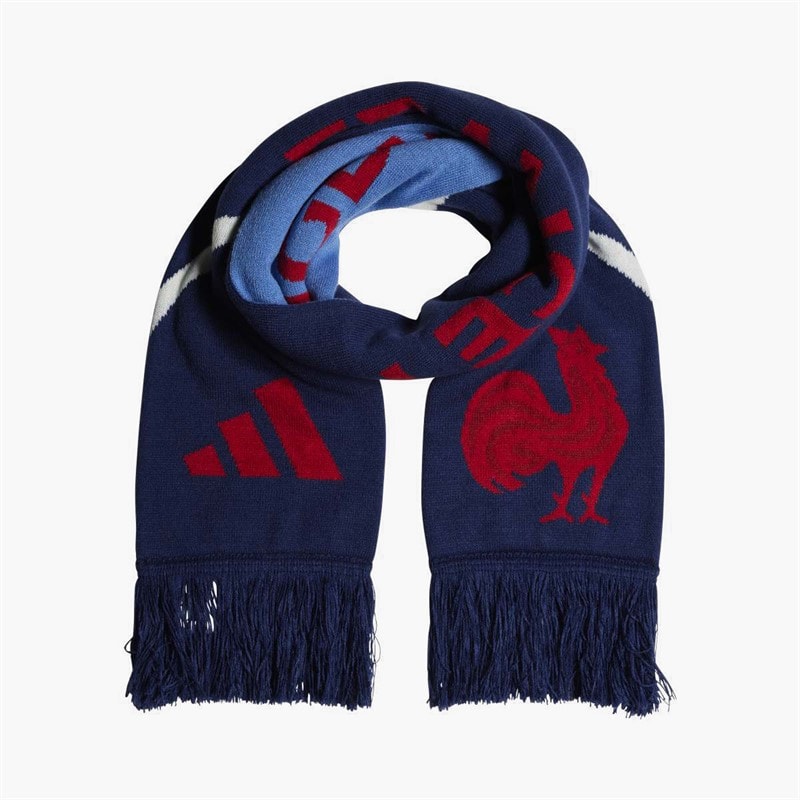 FFR France Rugby Scarf Dark Blue/Focus Blue - Image 1