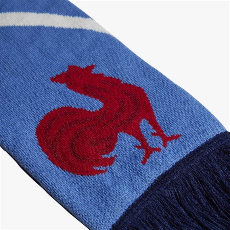 FFR France Rugby Scarf Dark Blue/Focus Blue - Image 2