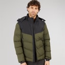 Mens Lebron Short Jacket Olive Green