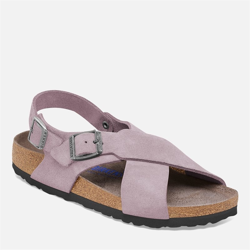 Womens Tulum Cross Strap Sandals Faded Purple - Image 2