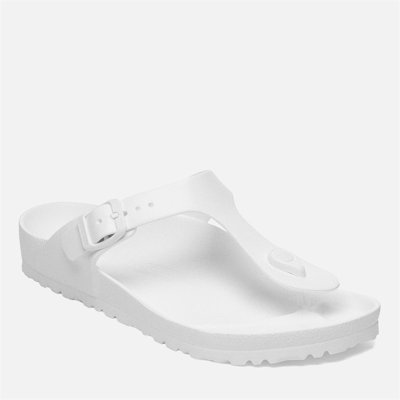 Womens Gizeh Eva Toe Post Sandals White - Image 2