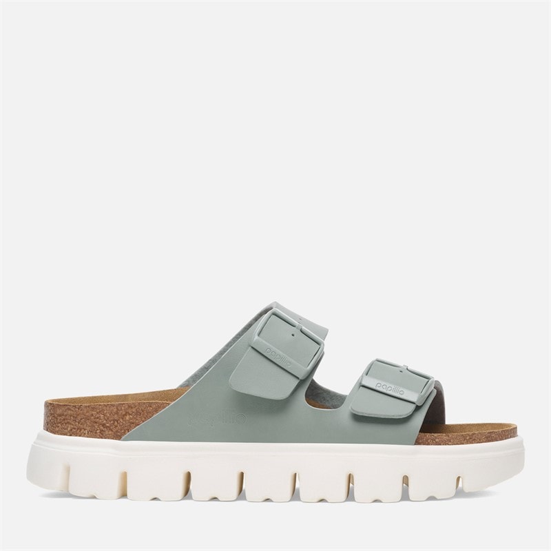 Birkenstock Womens Arizona Chunky Dual Strap Sandals Pure Sage
