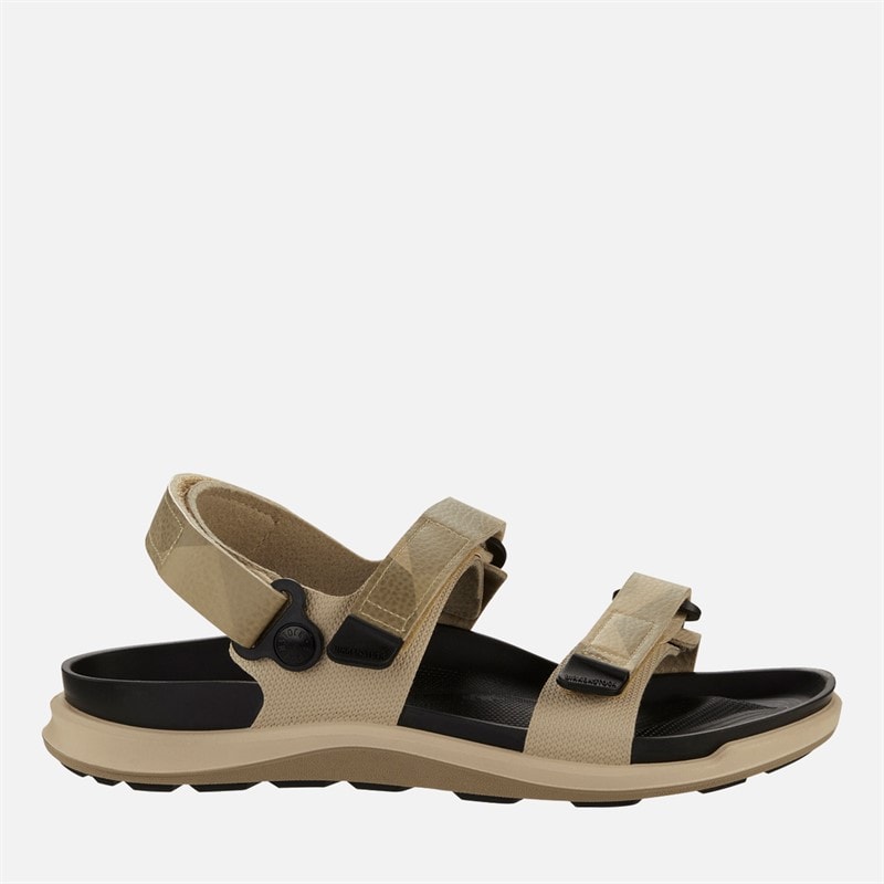 Birkenstock Womens Kalahari Ankle Strap Sandals Geometric Camo Beige