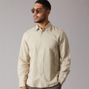 Mens Claus Long Sleeve Shirt Pure Cashmere