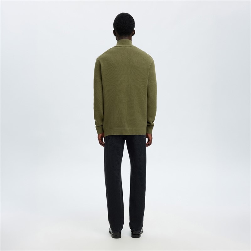 Mens Dane Jumper Deep Lichen Green - Image 3