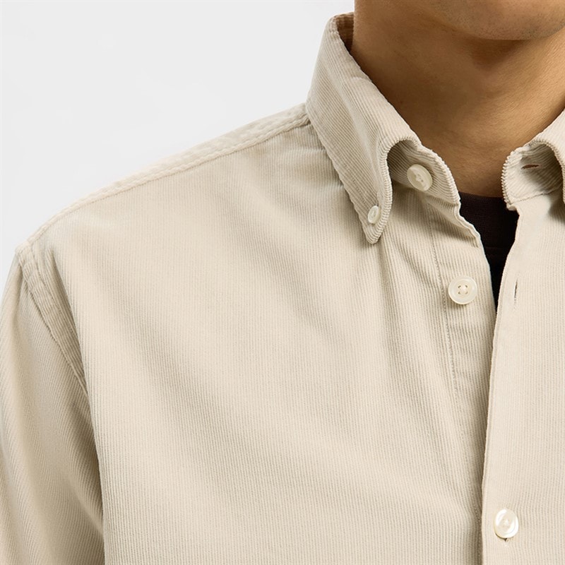 Mens Cole Danni Cord Shirt Moonstruck - Image 4