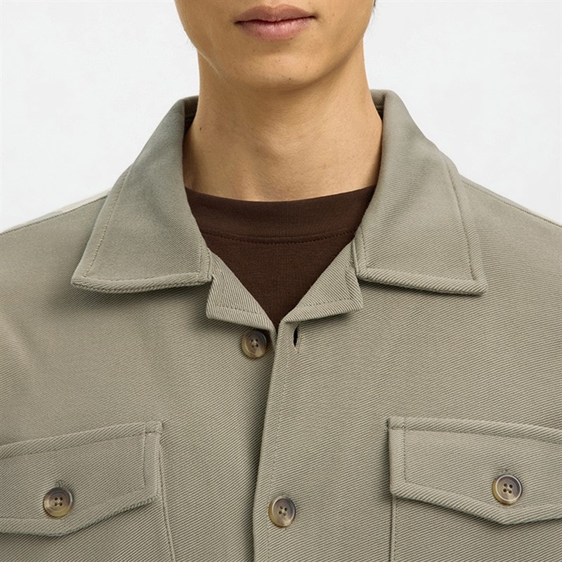 Mens Oliver Overshirt Vetiver - Image 4