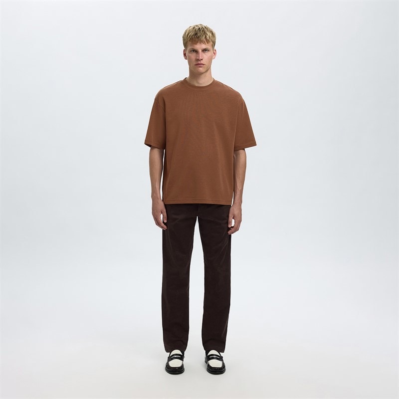 Mens Oscar Slub T-Shirt Soft Silt - Image 2