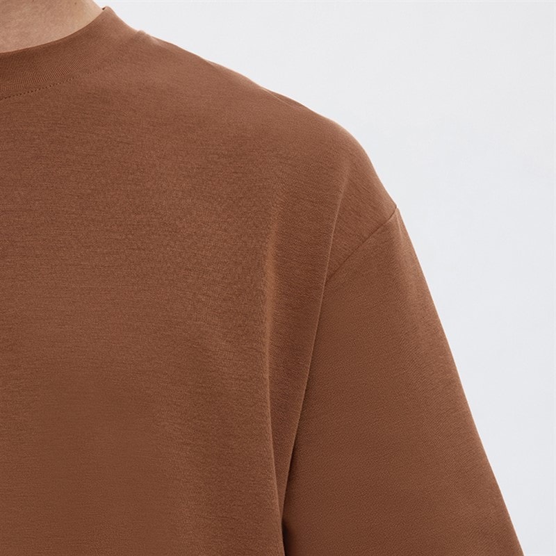 Mens Oscar Slub T-Shirt Soft Silt - Image 4