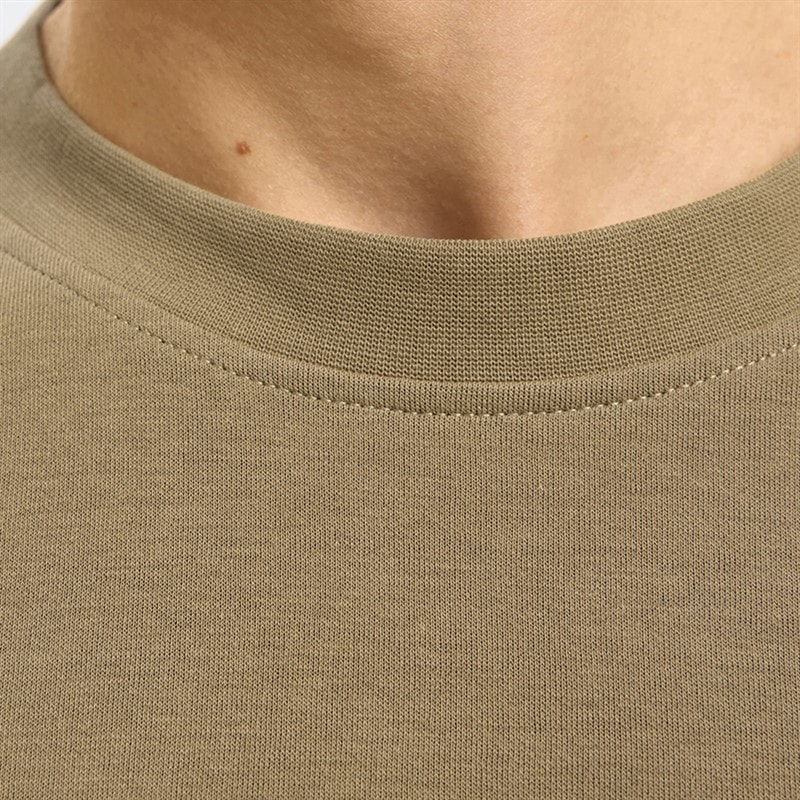 Mens Oscar Slub T-Shirt Kelp - Image 4