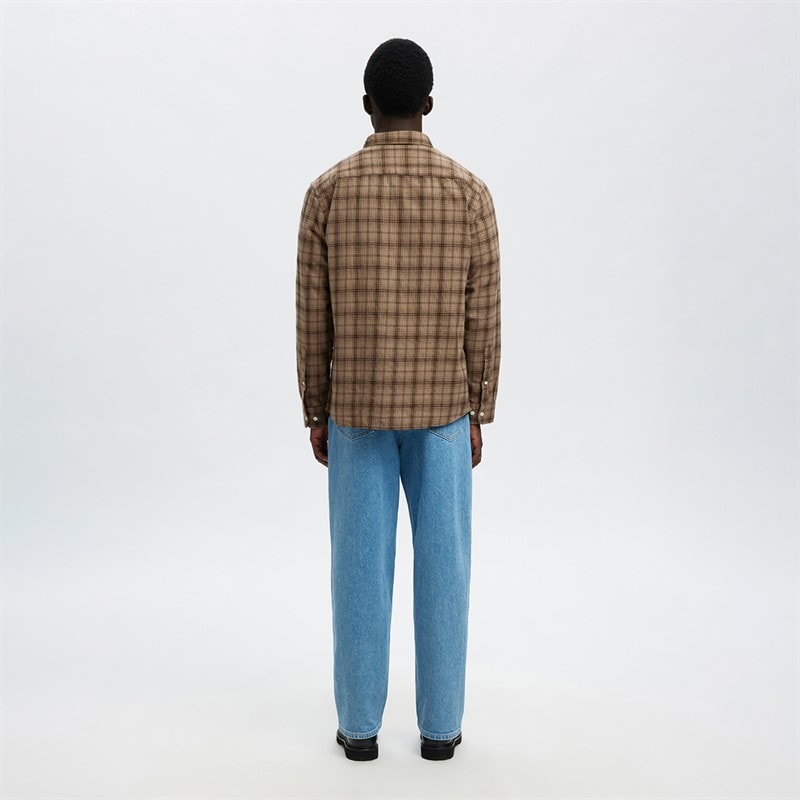 Mens Claus Noah Brush Twist Shirt Savannah Tan - Image 3