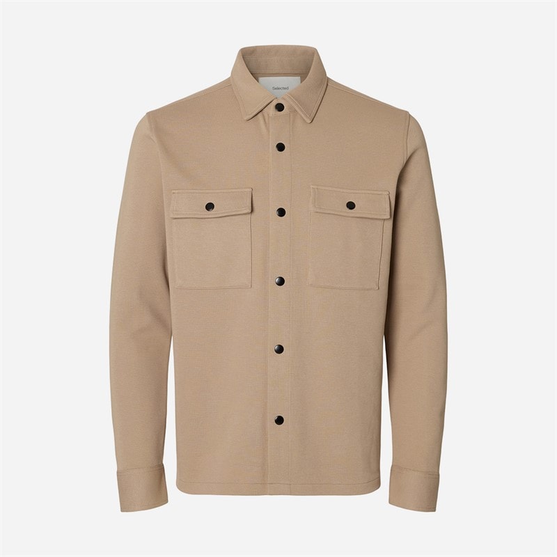 Mens Jackie Overshirt Savannah Tan - Image 2