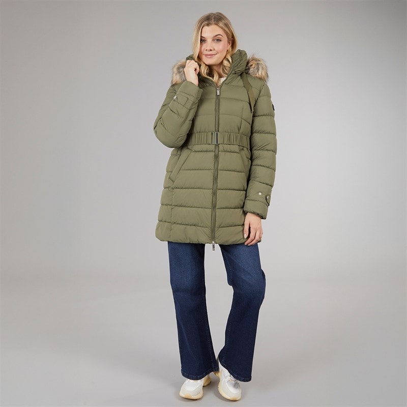 Womens Jacket Olive - Image 4