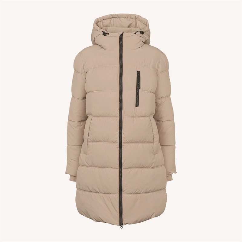 Womens Gunilla Coat Sand - Image 2