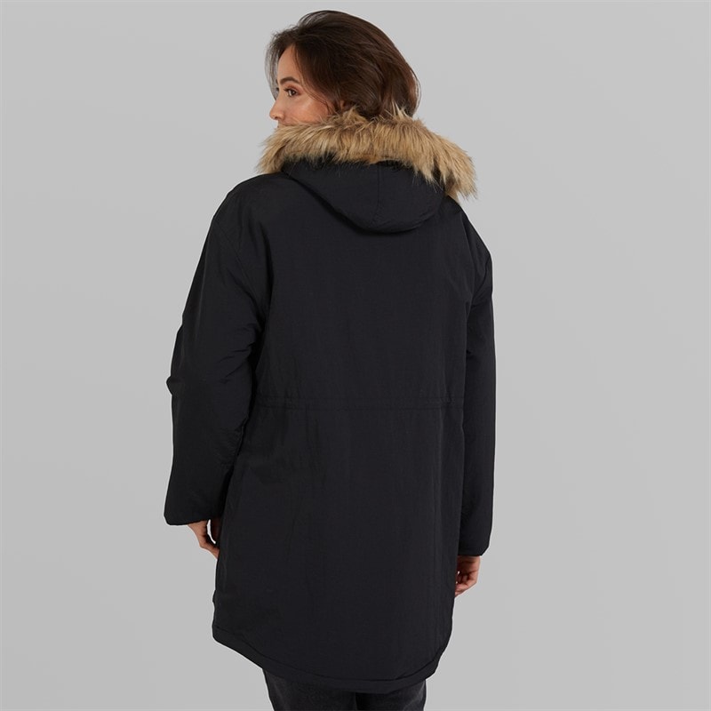 Womens Majlis Parka Black - Image 2