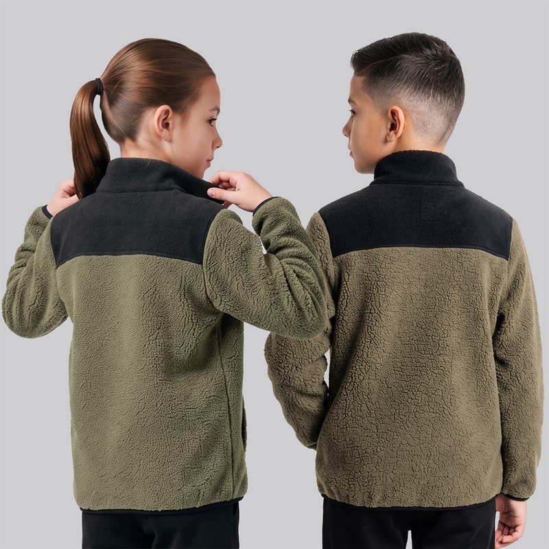 Kids Pile Jacket Tarmac - Image 2