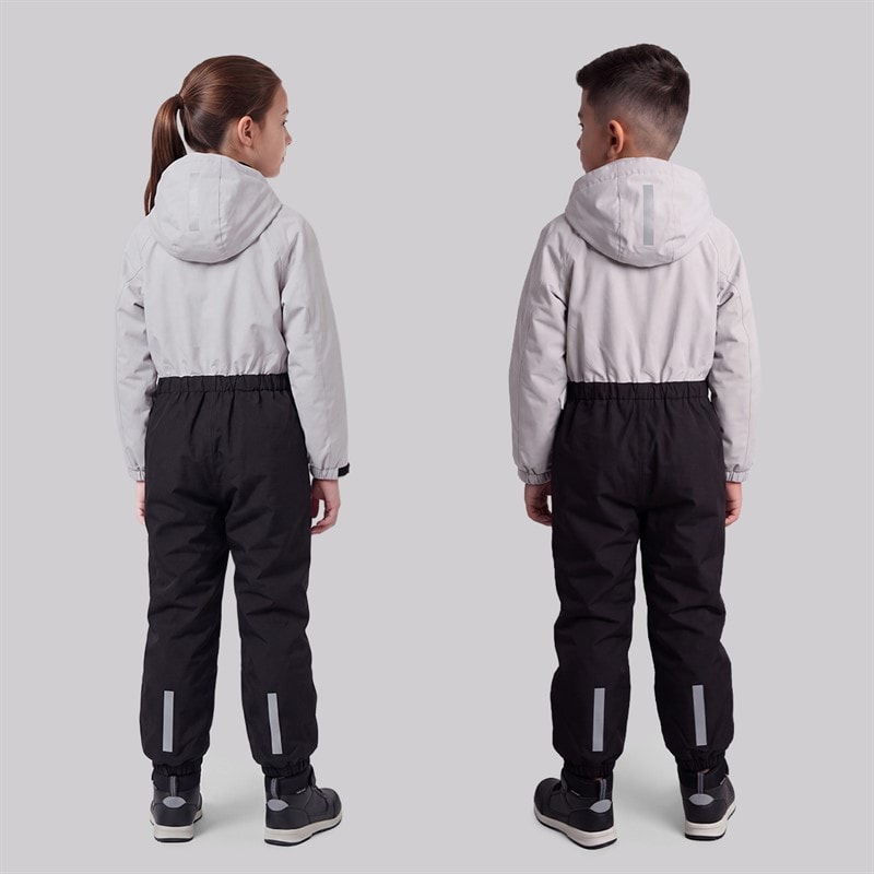 True North Girls Waterproof Overall Oxford Snowsuit Orchid - Image 2