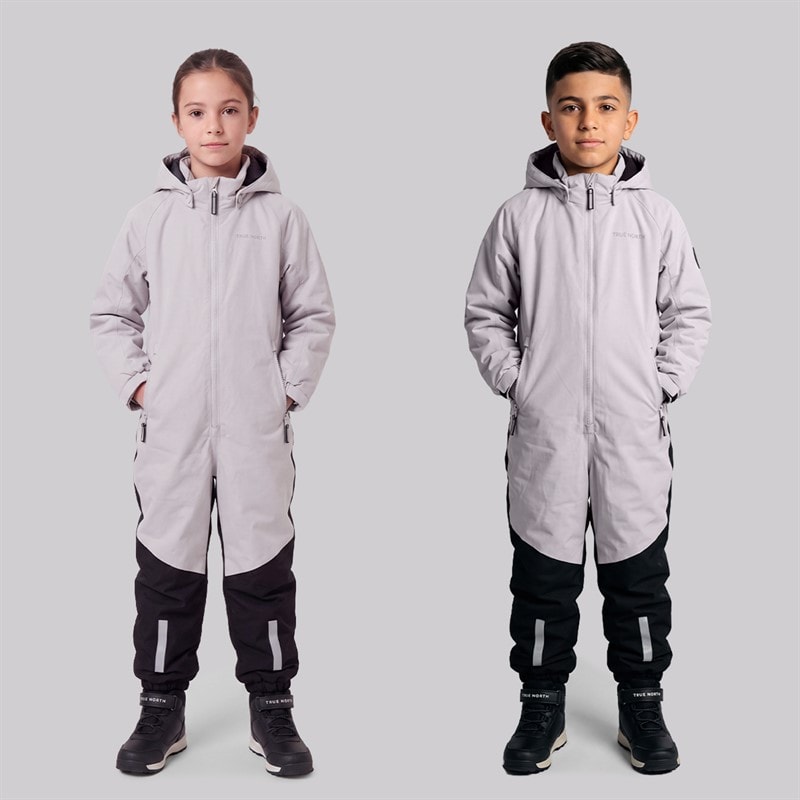 True North Girls Waterproof Overall Oxford Snowsuit Orchid - Image 3