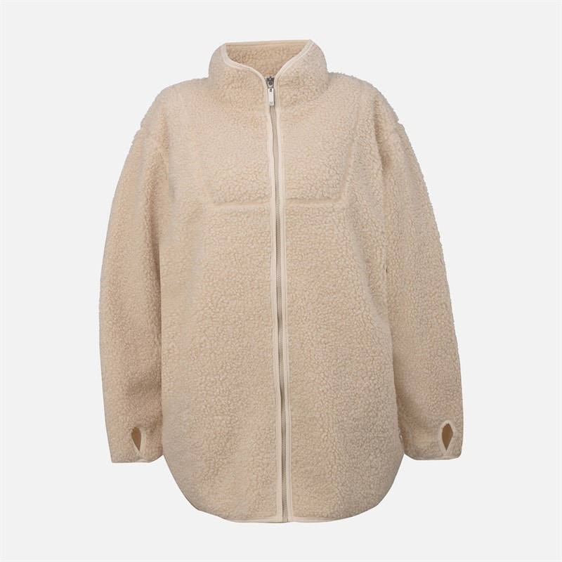 True North Womens Celine Pile Jacket Oat